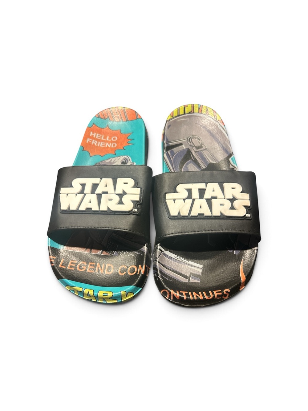 Ground Up Star Wars The Mandalorian Grogu Slide Sandals Men's 8